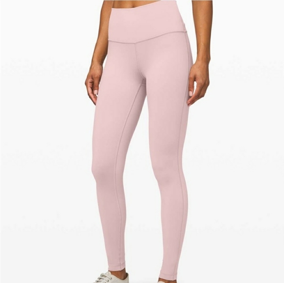 Lululemon Wunder HR Under tight smoky blush 25"